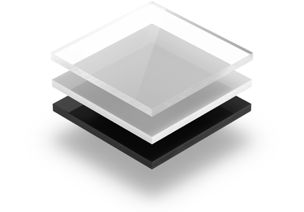 QEEYON 2 Pcs Plaque Acrylique Noir 1mm,Feuille Acrylique en Plexiglas 420mm  x 297mm,A3 Feuille acrylique noire vec Film De Protection pour Cadre